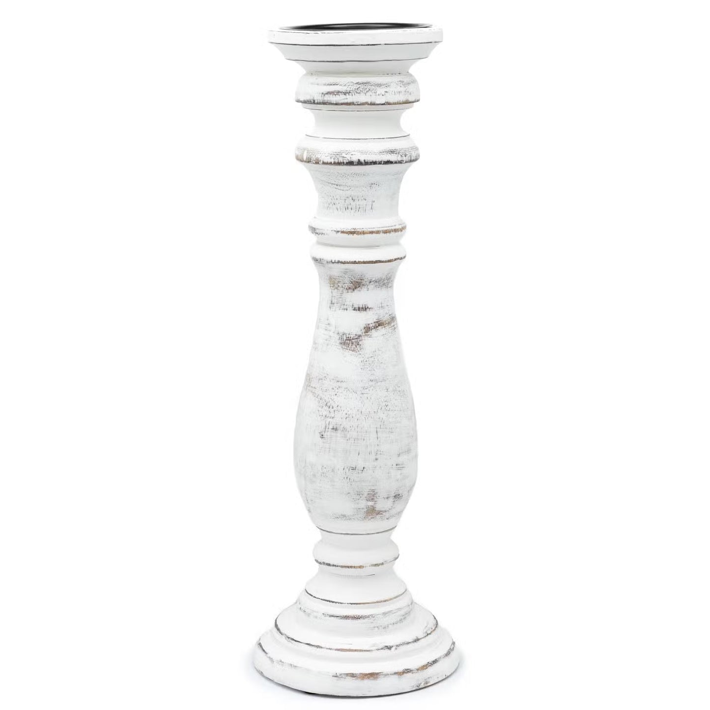 Classic Candle Stand - Whitewash - Kraas Store