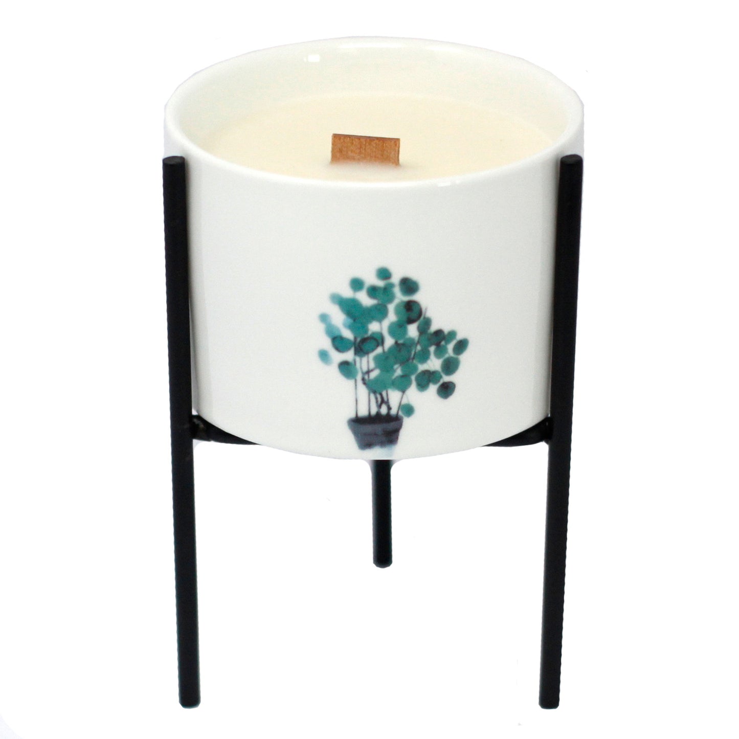 Botanical Wooden Wick Soy Candles - Kraas Store