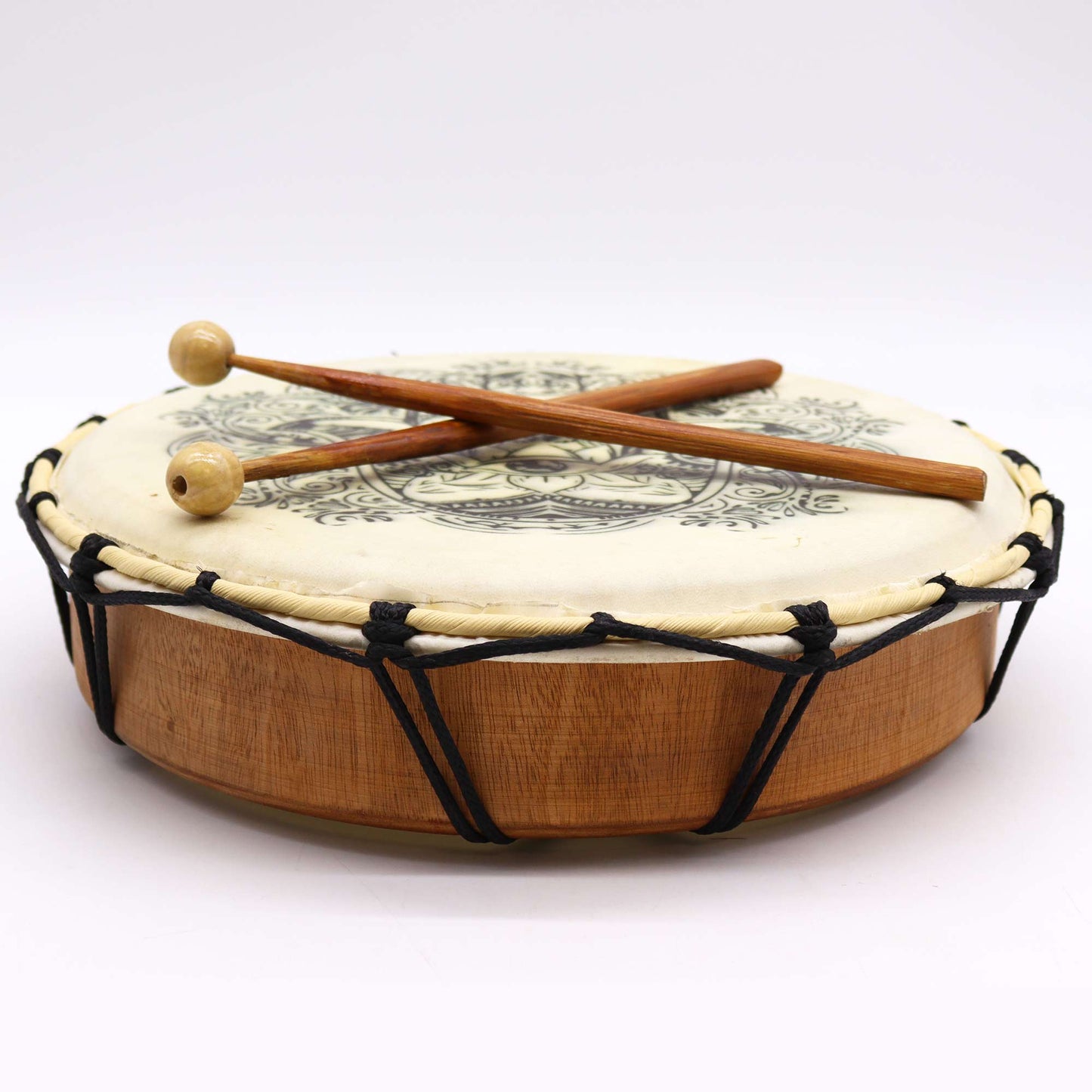 Hamsa Shamanic Drum with Two Sticks - Kraas Store