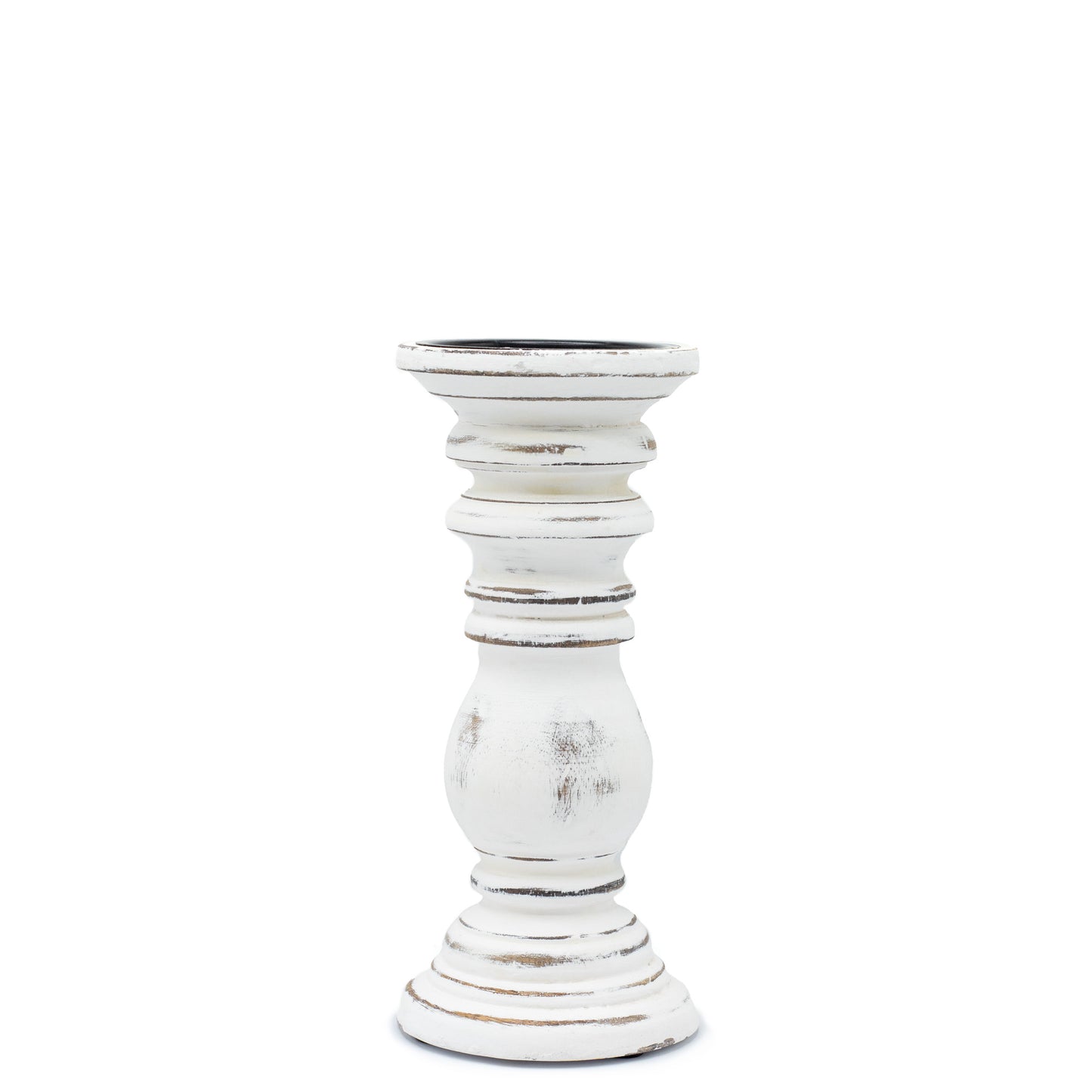 Classic Candle Stand - Whitewash - Kraas Store