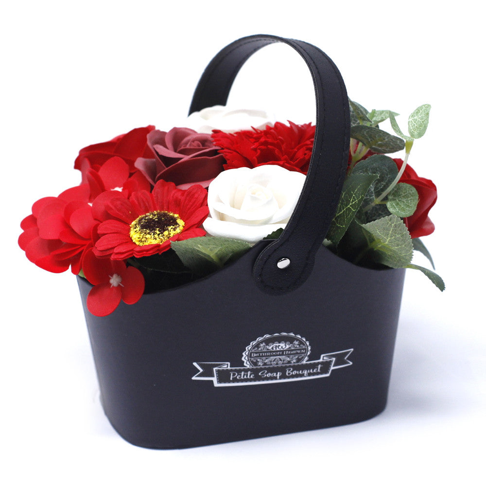 Petite Soap Flower Bouquet Baskets - Kraas Store