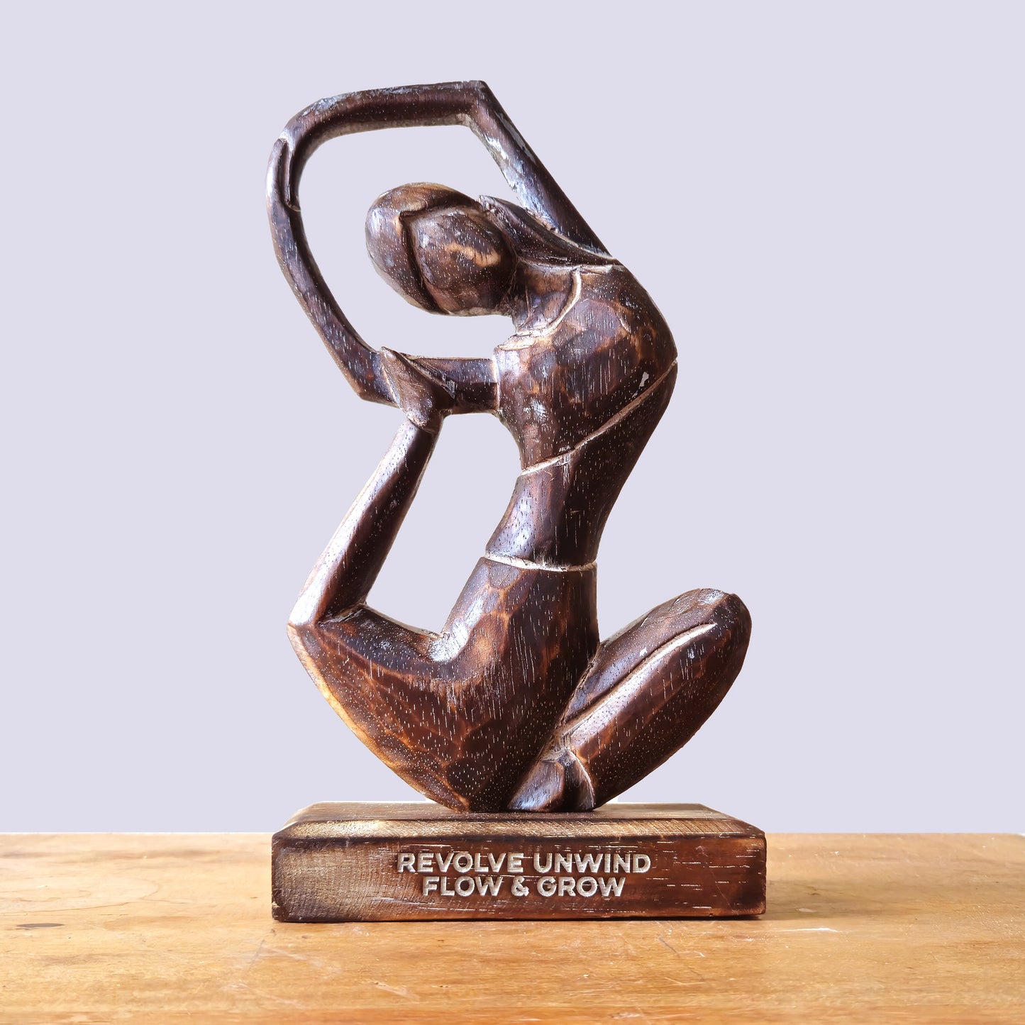 Artisan Wooden Yoga Lady - Kraas Store