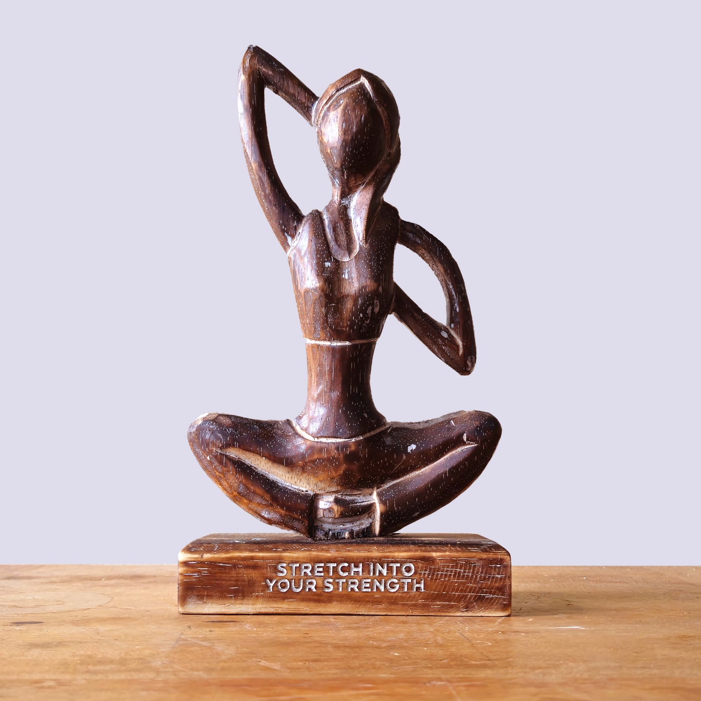 Artisan Wooden Yoga Lady - Kraas Store