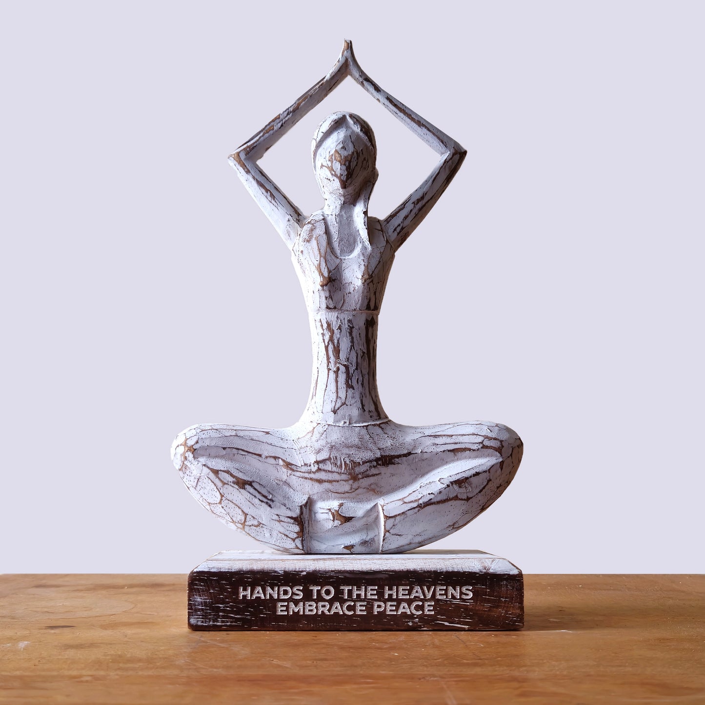 Artisan Wooden Yoga Lady - Kraas Store