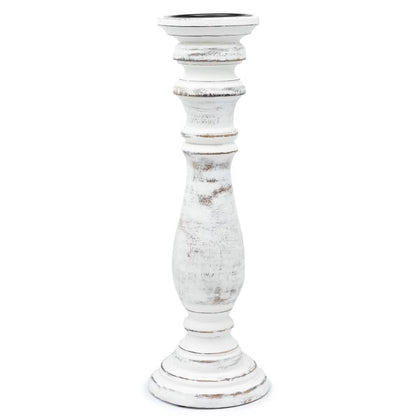 Classic Candle Stand - Whitewash - Kraas Store