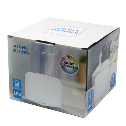 Boxed Aarhus aroma diffuser with color-changing feature on a white background - Kraas