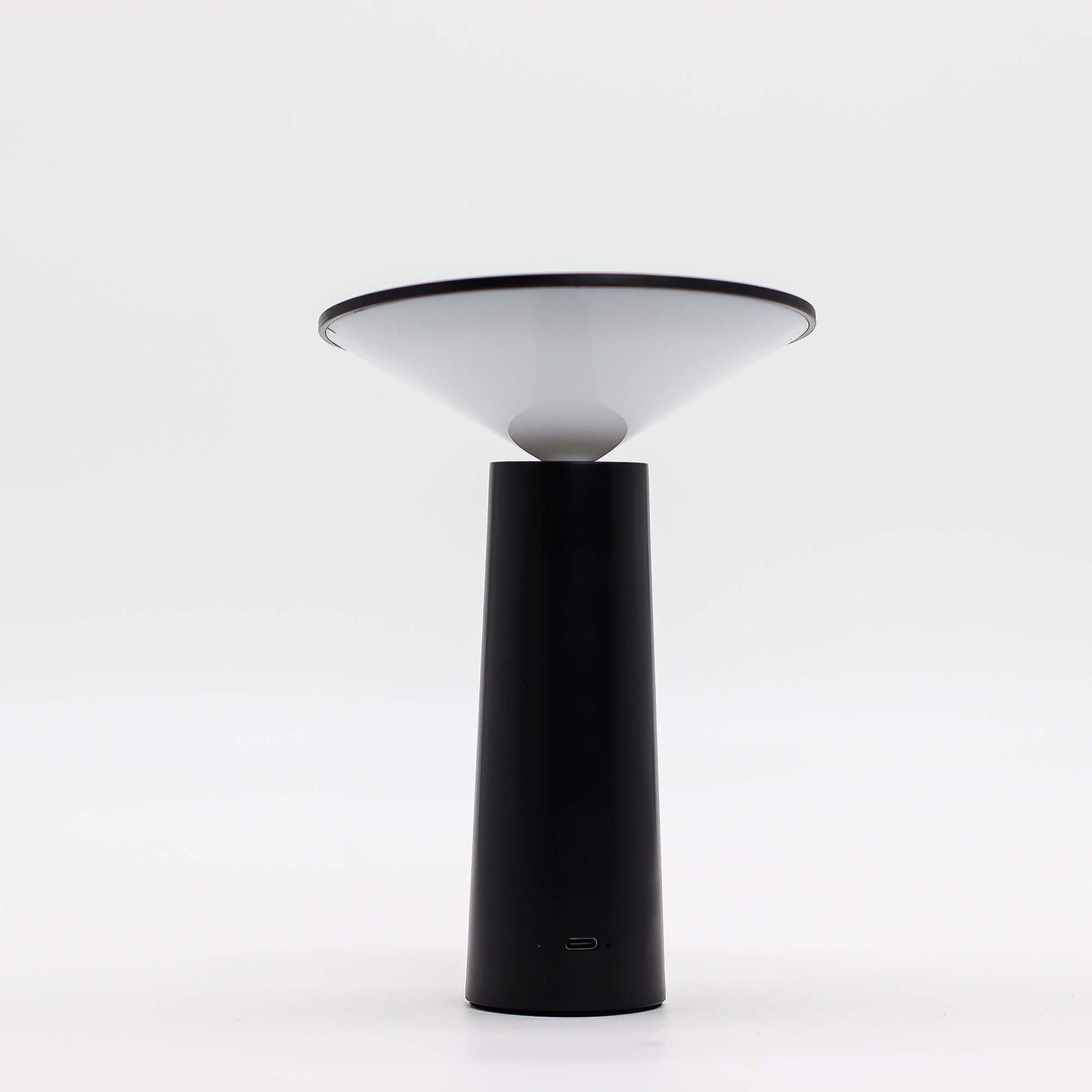 Slim black tall touch adjustable LED lamp with minimalist design - Kraas