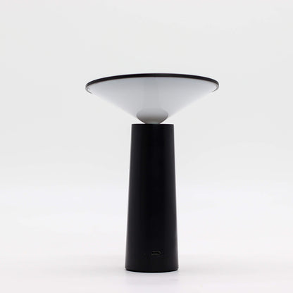 Slim black tall touch adjustable LED lamp with minimalist design - Kraas