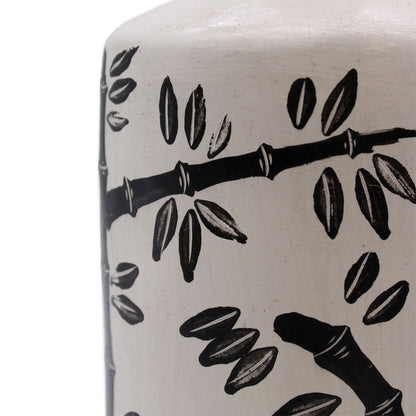 Bamboo Motif Straight Vase - Kraas Store