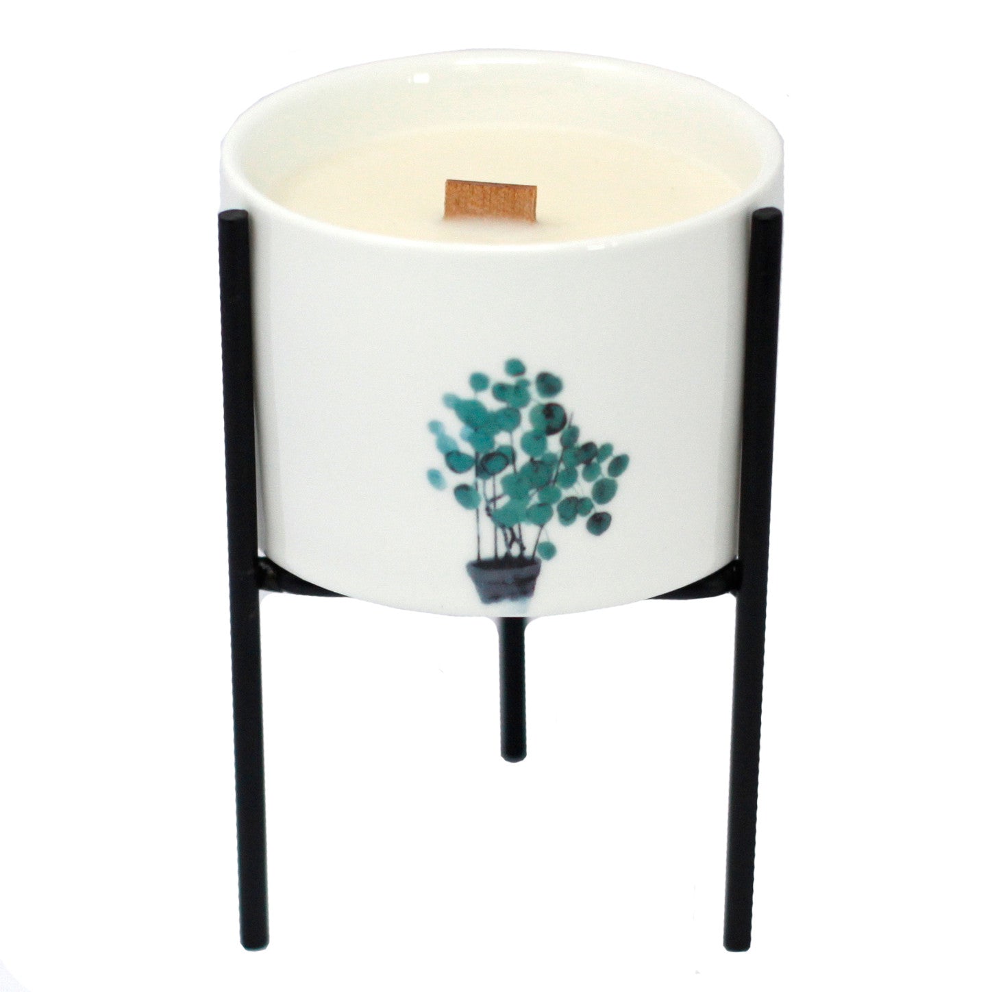 Botanical Wooden Wick Soy Candles - Kraas Store