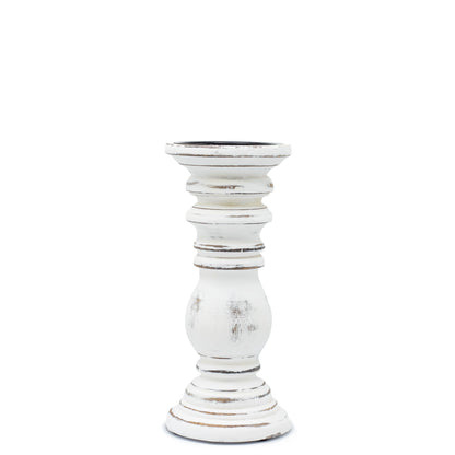 Classic Candle Stand - Whitewash - Kraas Store