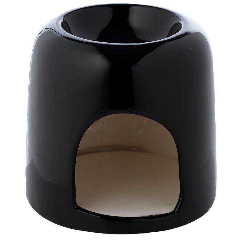 Unique Design penguin Oil Burners black colour rear view of fireplace - Kraas